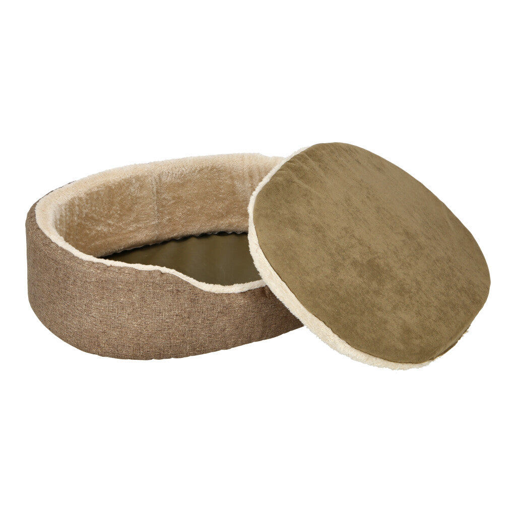 CAMA PARA MASCOTAS YORK MUSGO, CORDERITO BEIGE