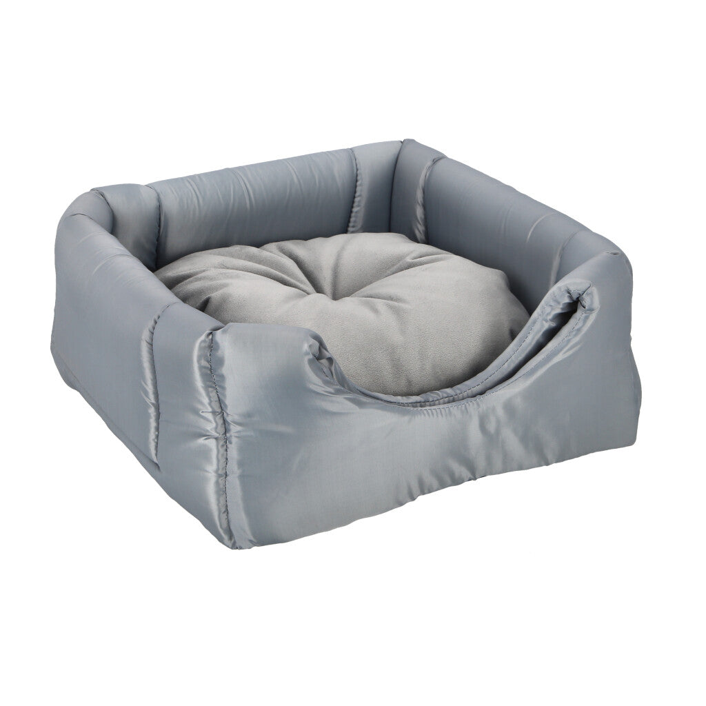 CAMA PARA MASCOTAS TIPO IGLU MARENGO,CORDERITO GRIS