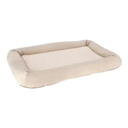 COLCHÓN XL PARA MASCOTAS FELPA BEIGE, CORDERITO BEIGE