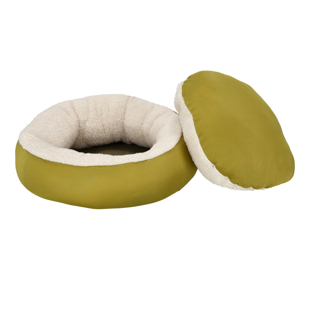 CAMA PARA MASCOTA BOM BOM VERDE PISTACHO