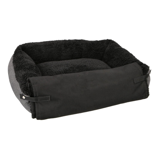 CAMA PARA MASCOTA KING SOFT TELA DISEÑO GRIS